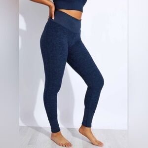 ALO Yoga HIGH WAISTED ALOSOFT LOUNGE LEGGING BLUE Size Medium